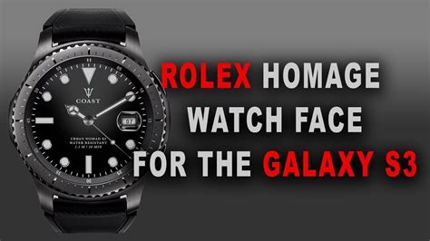 tarcze gear 3 rolex face|samsung gear s3 custom rolex.